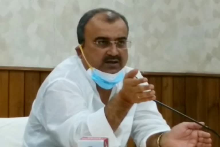 health minister mangal pandey