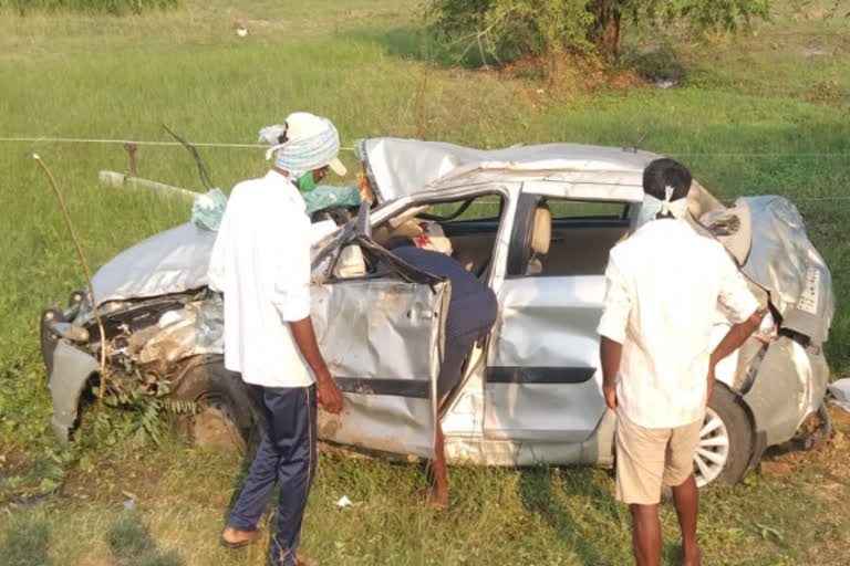 car accident news, bhupalpally accident news