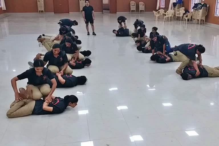 krav maga self defence training for women police