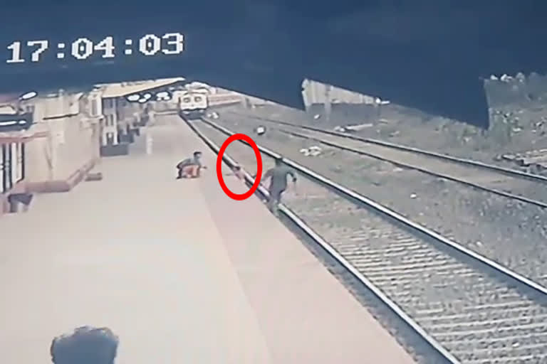 Railway worker saves child's life