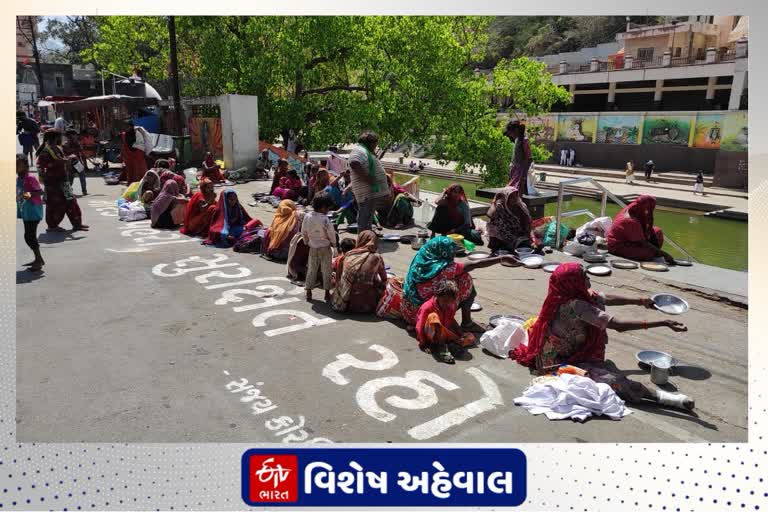 ભવનાથના દામોદર કુંડના ભિક્ષુકો કોરોના વાઈરસના બની શકે છે સુપર સ્પ્રેડર