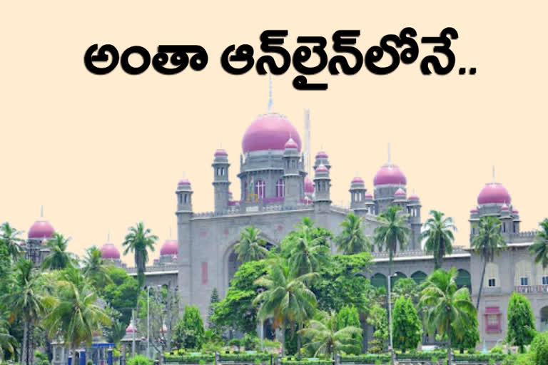 telangana high court orders on online trails