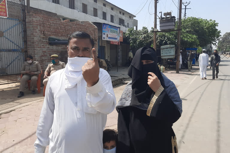 up gram panchayat election 2021: panchayat election completed amid peaceful and tight security in muzaffarnagar