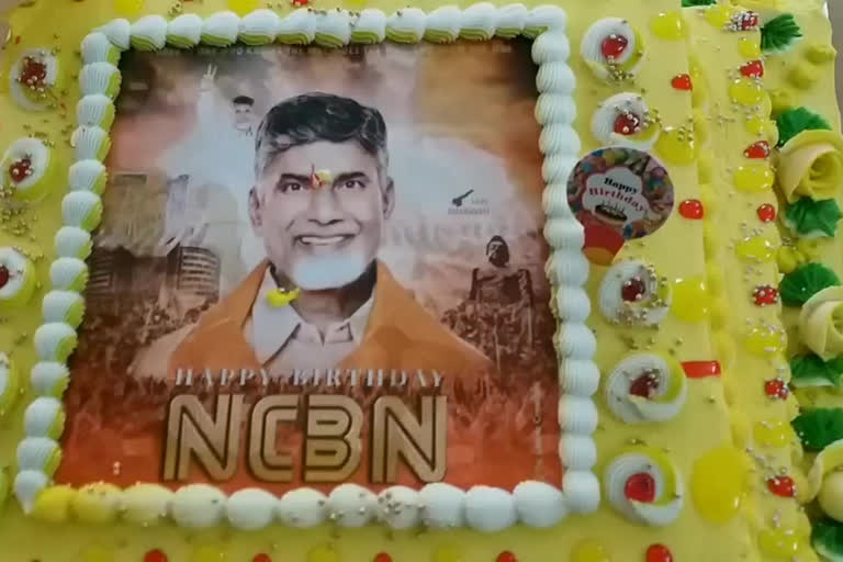 Chandrababu Naidu's birthday celebrations in Madhira,