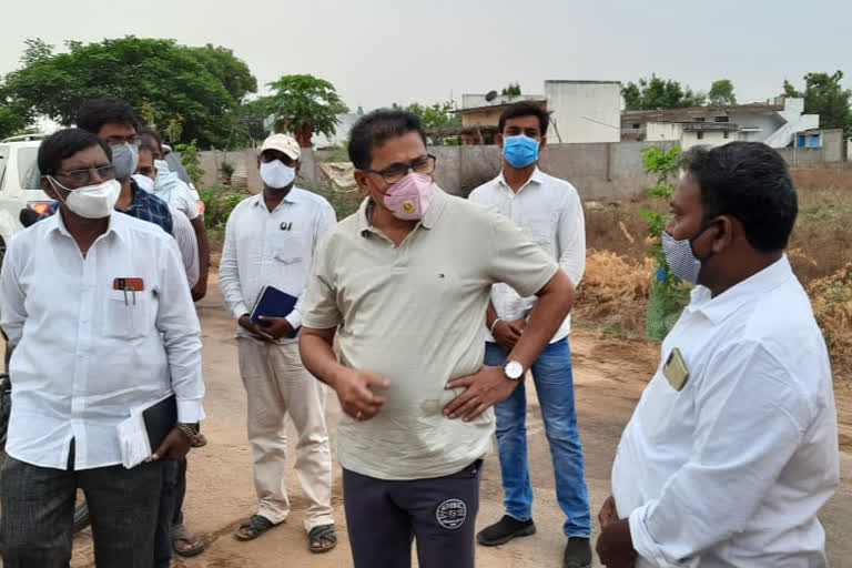 Collector Sharman Chauhan visited several villages in Nagar Kurnool district