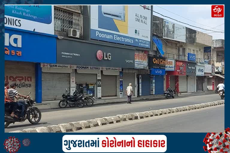 વલસાડમાં મંગળવારથી શરૂ થયેલા સ્વૈચ્છિક લોકડાઉનને મિશ્ર પ્રતિસાદ