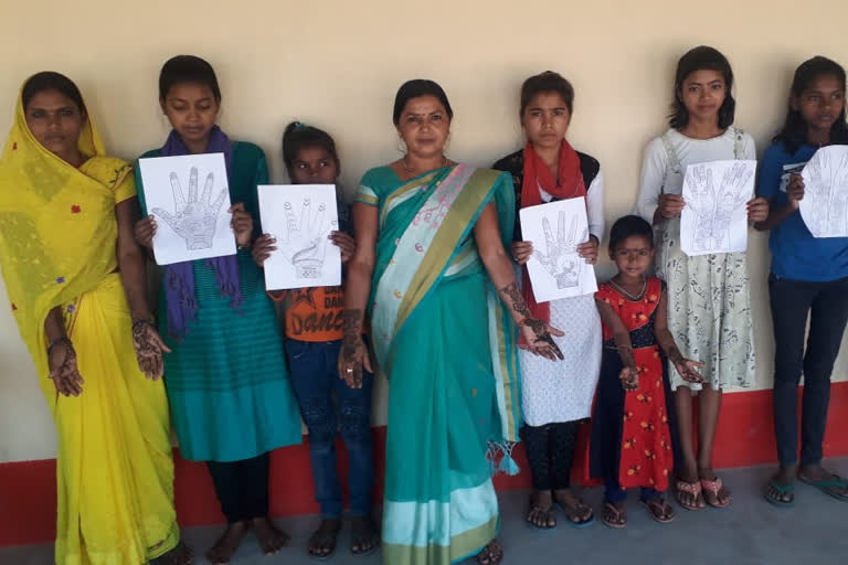 mehndi competition in banka