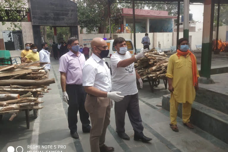 cremation ghats inspection