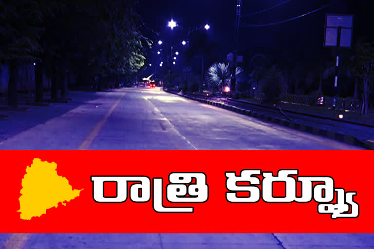 night curfew started in telangana