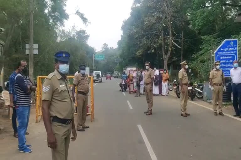 ചെക്ക്പോസ്റ്റുകളിൽ പരിശോധന കർശനമാക്കി  ഇടുക്കി അതിർത്തി  Idukki check posts  Inspections in check post