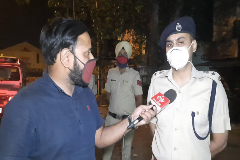 kaithal sp inspects night curfew