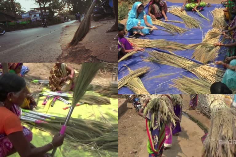 Local for Vocal: Soft brooms of Rayagada would be available on E-market soon  Local for Vocal  Soft brooms of Rayagada  E-market  ഇ-വിപണി  ആഗോള ഇ-വാണിജ്യം  ആമസോണ്‍  റായഗഡ