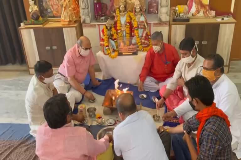 कोरोना काल में सादगी से मनाया , जोधपुर समाचार, Ram's birthday celebration in Jodhpur, Celebrated with simplicity in the Coron period, Prayers performed