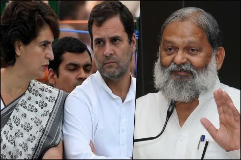 anil vij on rahul gandhi