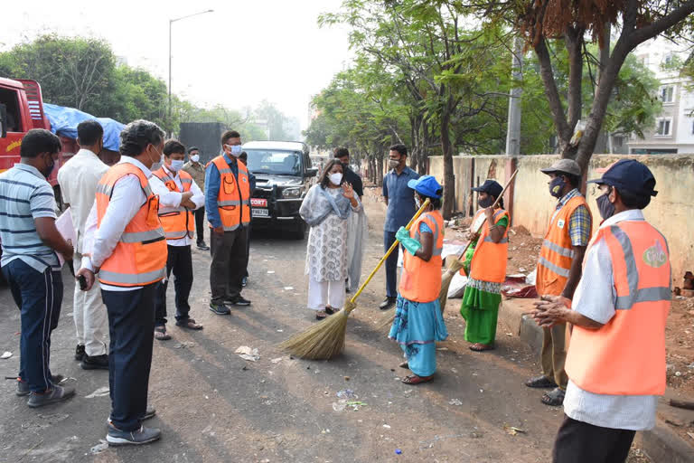 sanitation drive in ghmc