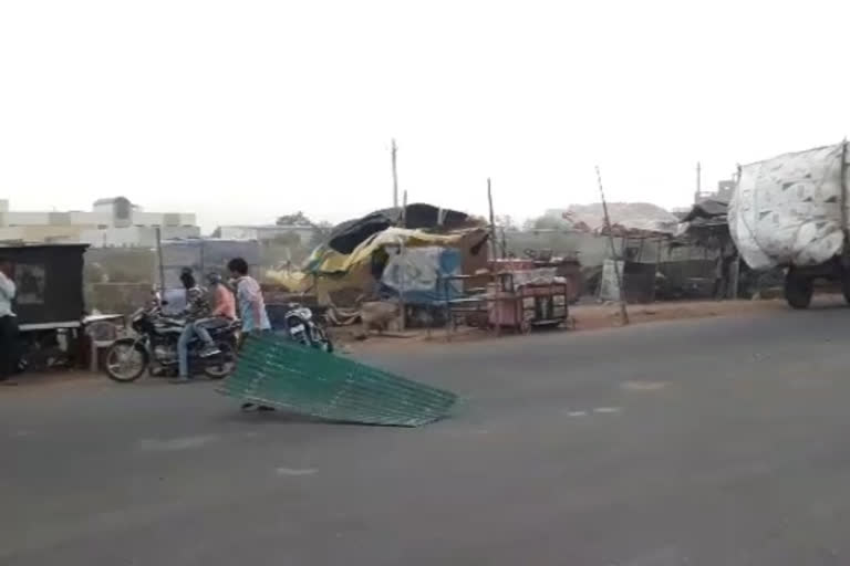 राजस्थान का मौसम, Strong winds in kota