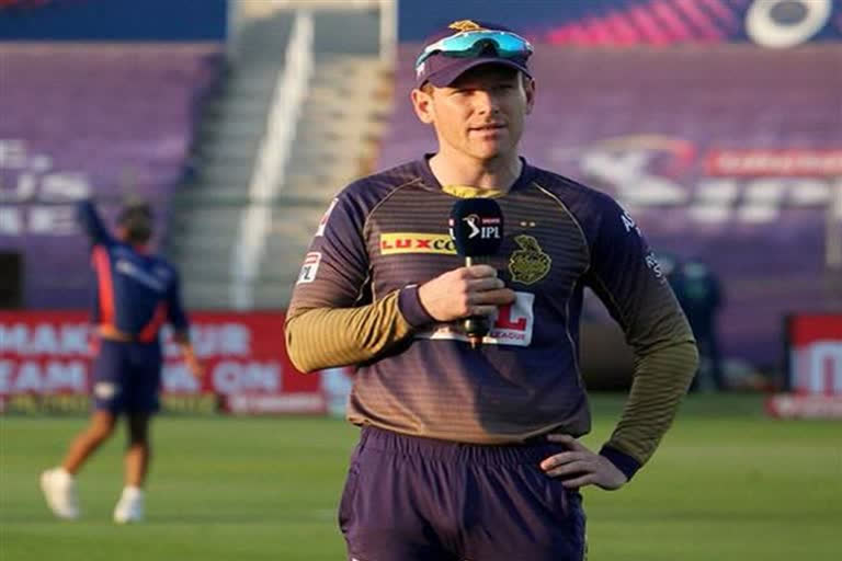 eoin Morgan fined 50 percent of his match fee due to the slow over rate in ipl csk vs kkr