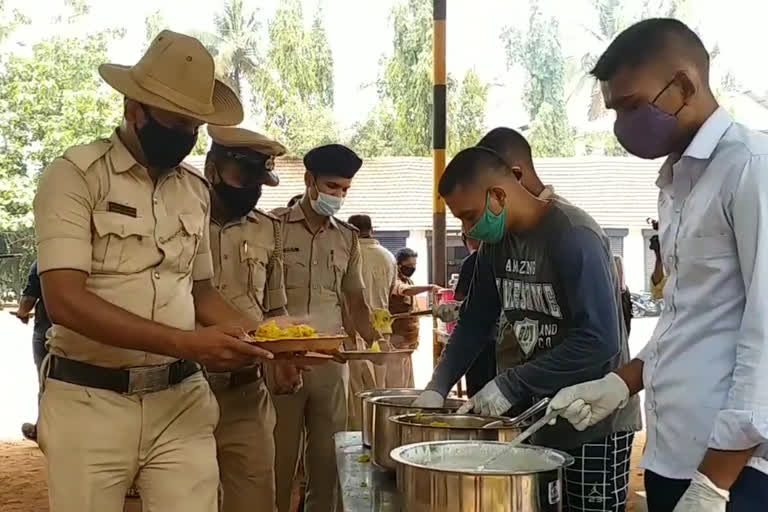 Police department started a free Canteen for Police personnel in Mangalore