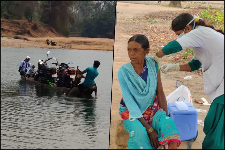 Vaccination in Naxalite area