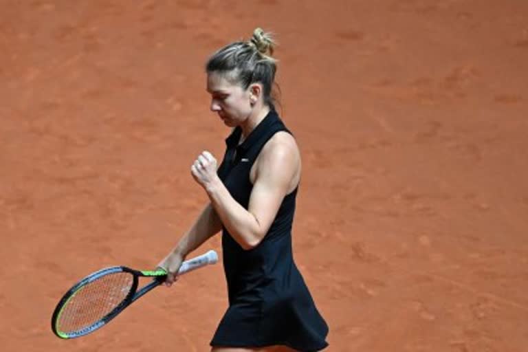 Simona halep secured first win at stuttgart open