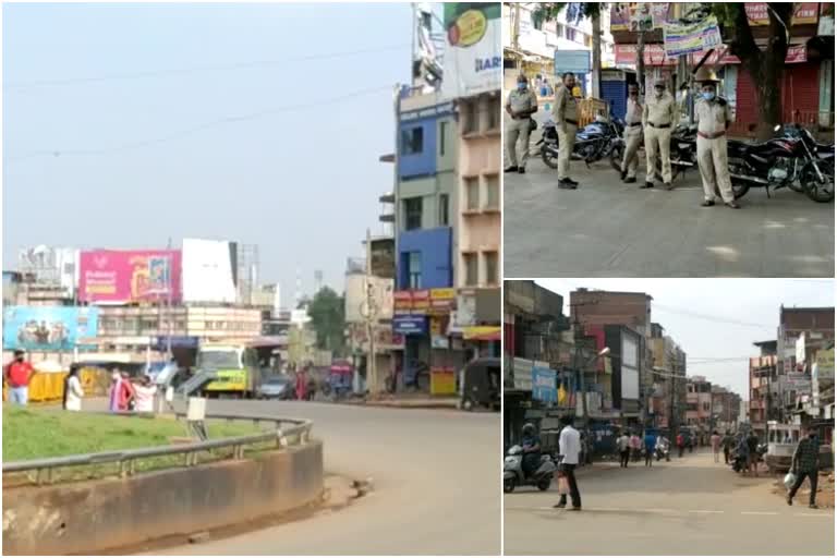 Weekend curfew in Hubli