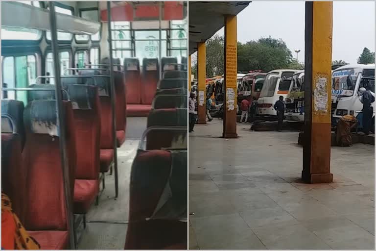 passengers are not travelling by bus in gwalior