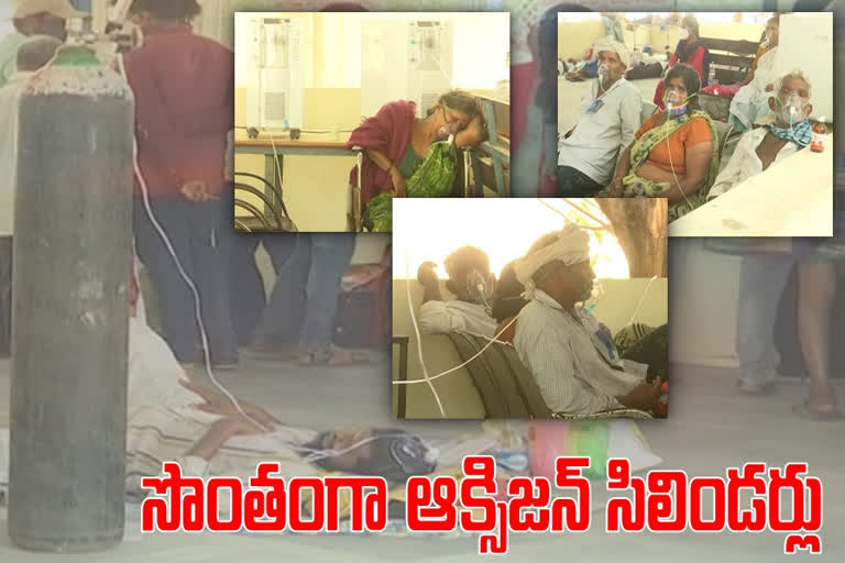 no beds for covid patients in ongole hospital