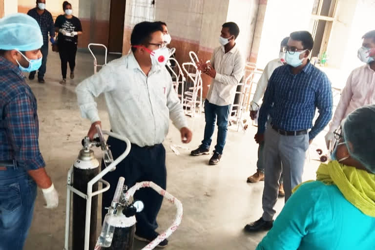 Deployment of Magistrate at Oxygen Refilers Plant in Ranchi