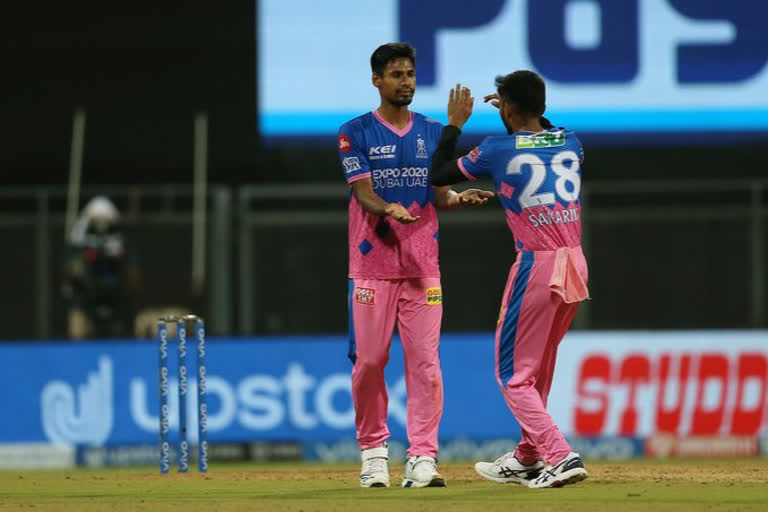 ipl 2021 : Rajasthan Royals vs Kolkata Knight Riders match updates