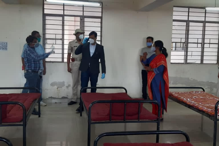 Deputy Commissioner orders construction of 30 oxygen supported beds in Polytechnic College  in seraikela