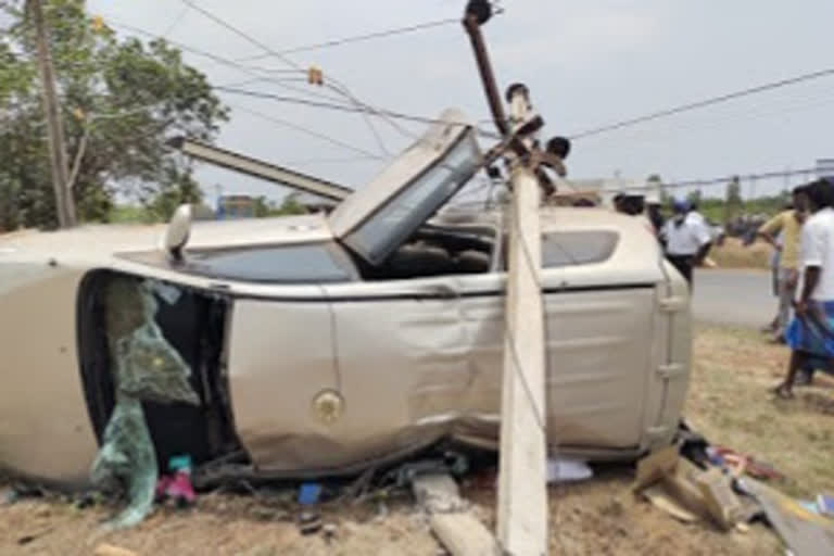 Sivagangai collector car accident