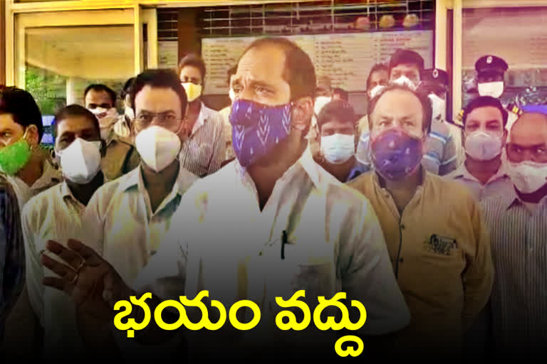 minister srinivas goud, corona in mahabubnagar