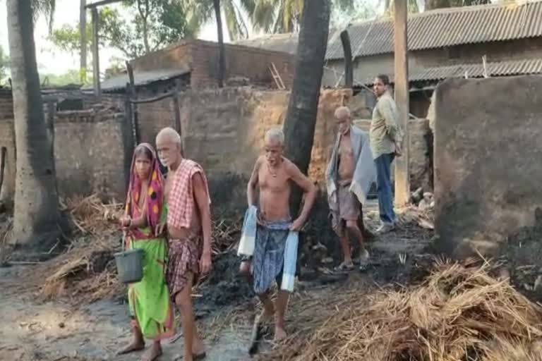 prui fire breakes in village 7 cow death