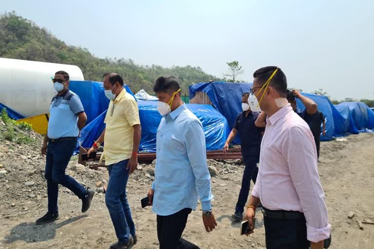 Bhutan oxygen plant Visit by Minister Pisush Hazarika And MCLA Biswajit Daimari