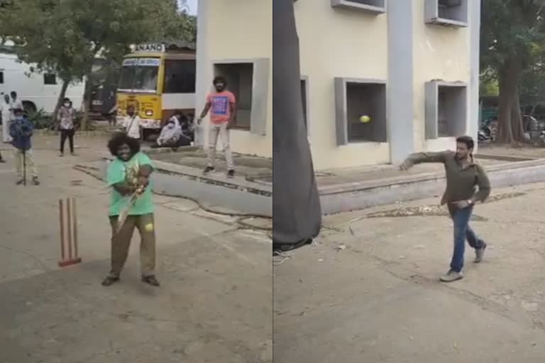 YOGIBABU PLAYING CRICKET,  YOGIBABU CRICKET, YOGIBABU PRASHANTH, PRASHANTH PLAYING CRICKET, YOGIBABU AND PRASHANTH PLAYING CRICKET VIRAL VEDIO