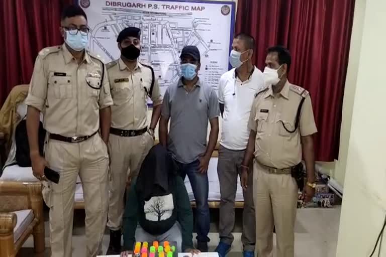 Drugs With One paddler Arrested By Police At Dibrugarh