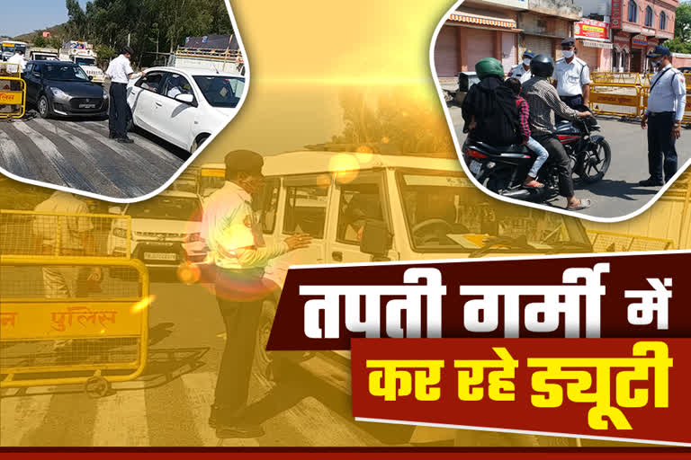 traffic system in Jaipur, traffic police in Jaipur