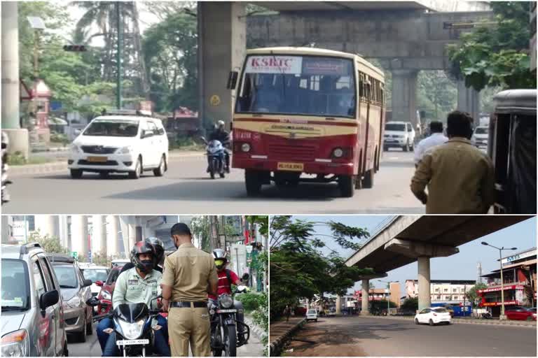 എറണാകുളം കൊവിഡ് വ്യാപനം  എറണാകുളത്ത് കൂടുതൽ നിയന്ത്രണങ്ങൾ  കൂടുതൽ നിയന്ത്രണങ്ങൾ നിലവിൽ വന്നു  കൊവിഡ് വ്യാപനം രൂക്ഷം  കൊവിഡ് വ്യാപനം എറണാകുളം വാർത്ത  More restrictions came into force in Ernakulam  Ernakulam covid spread  More restrictions in ernakulam  ernakulam news  similar to lockdown in ernakulam