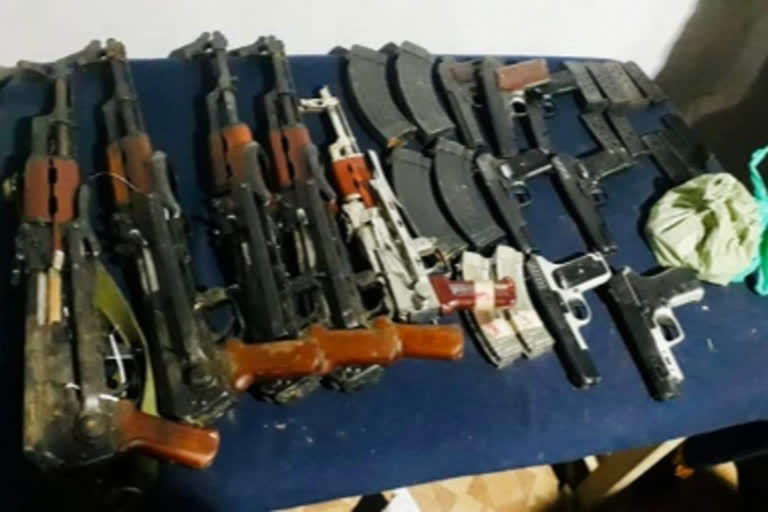 Arms, ammunition recovered in J-K's Kishtwar