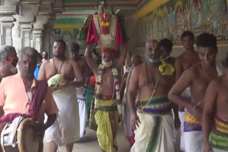 srivilliputhur andal temple reached madurai