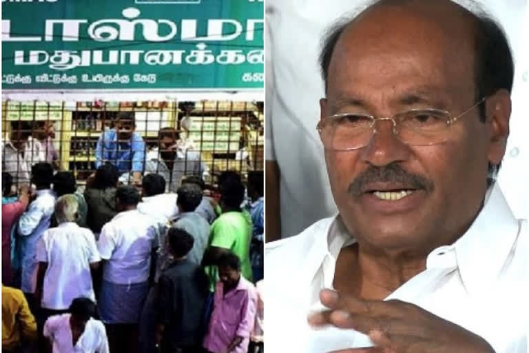 Liquor stores should close immediately without further delay says pmk founder Ramadoss