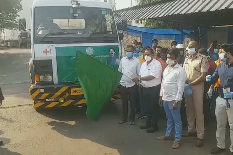 Oxygen tanker has been dispatched from Jamshedpur