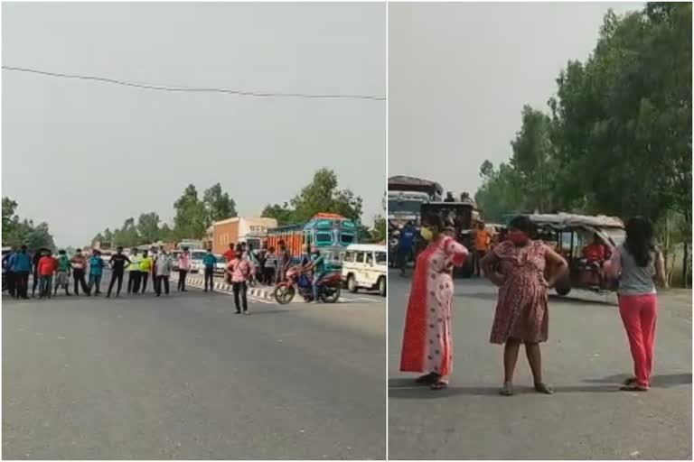 covid patients protest in Itahar