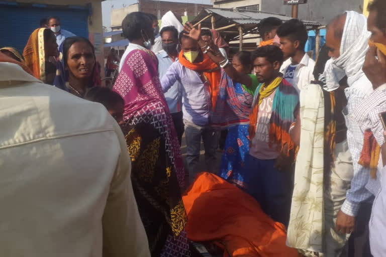 one person died in road accident in giridih