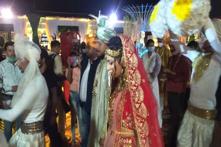 Covid guidelines flouted at wedding of Bihar's BJP MLA son