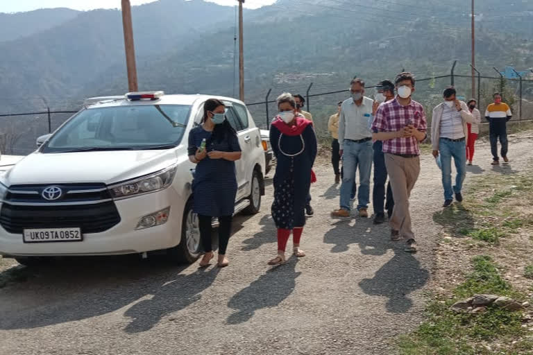 Tehri DM inspected Covid Center