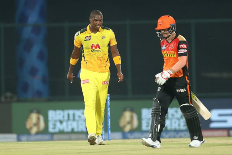 ipl 2021 SRH set  run target for CSK