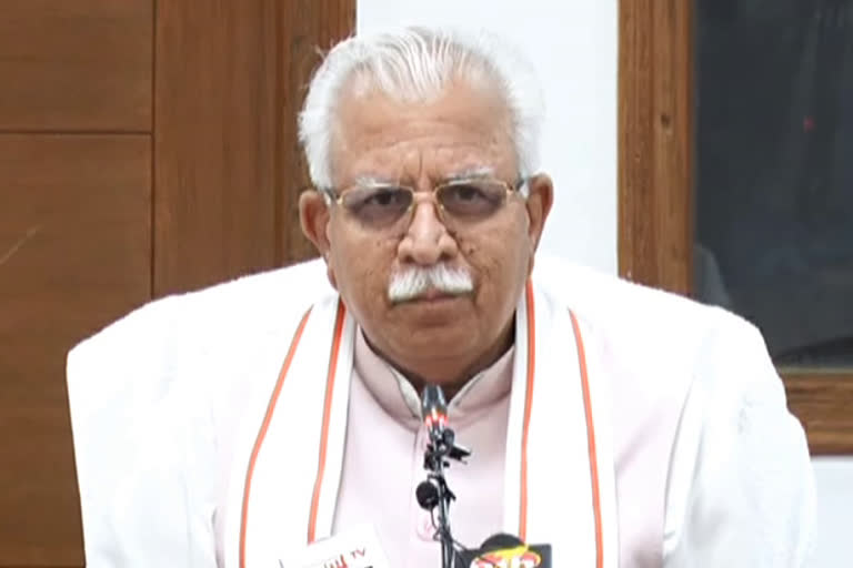 cm manohar lal on corona arrangement