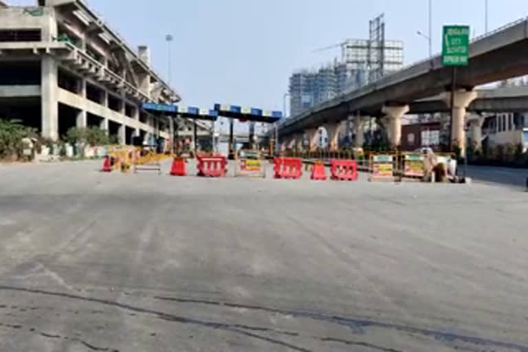 Electronic city flyover overpass closed