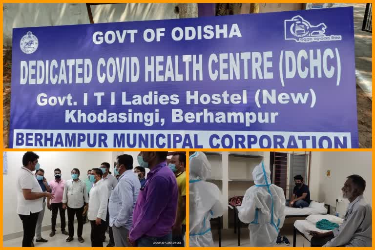 covid care centres opened in berhampur for covid situation tackle